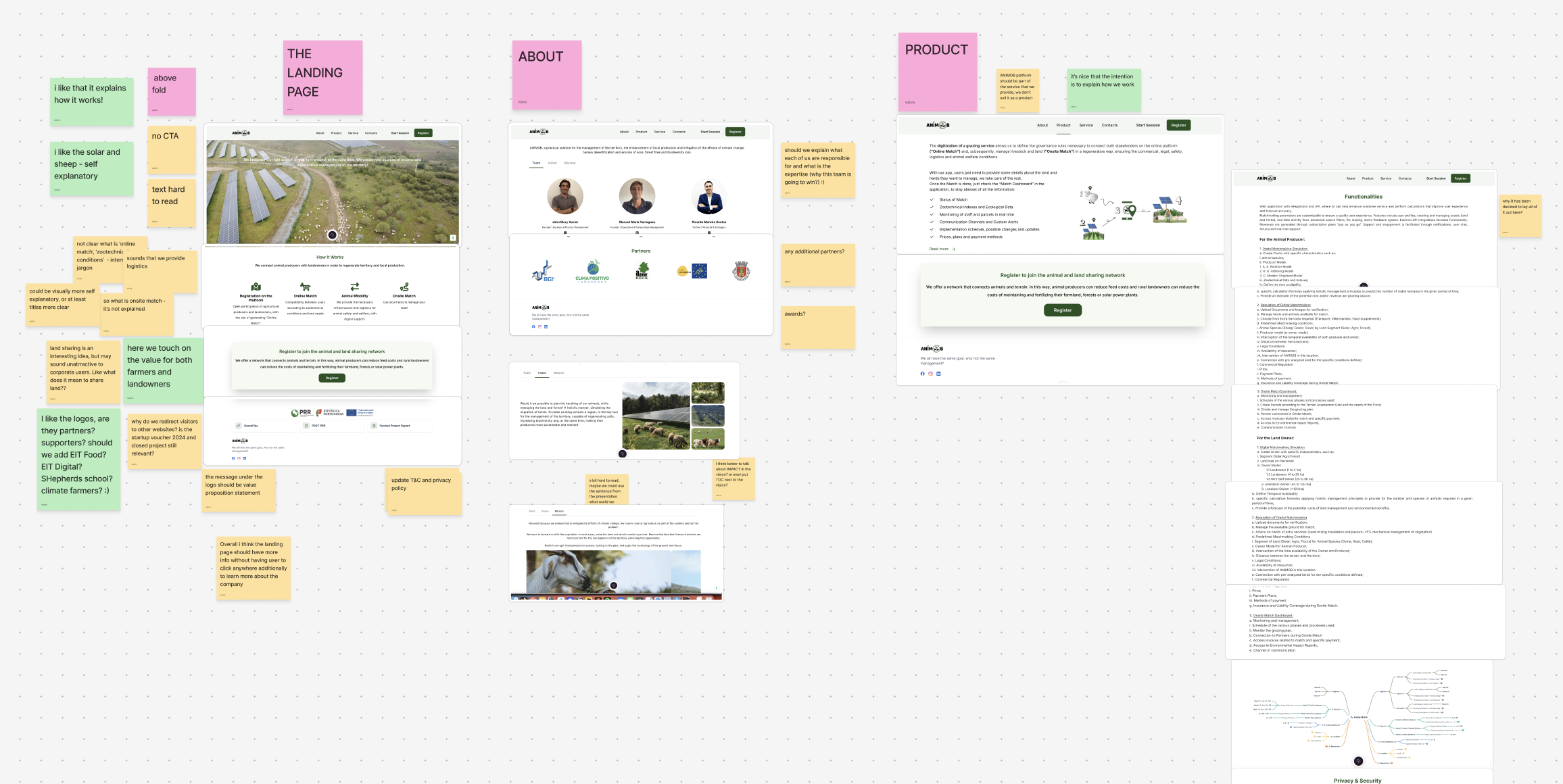 Website screen 1