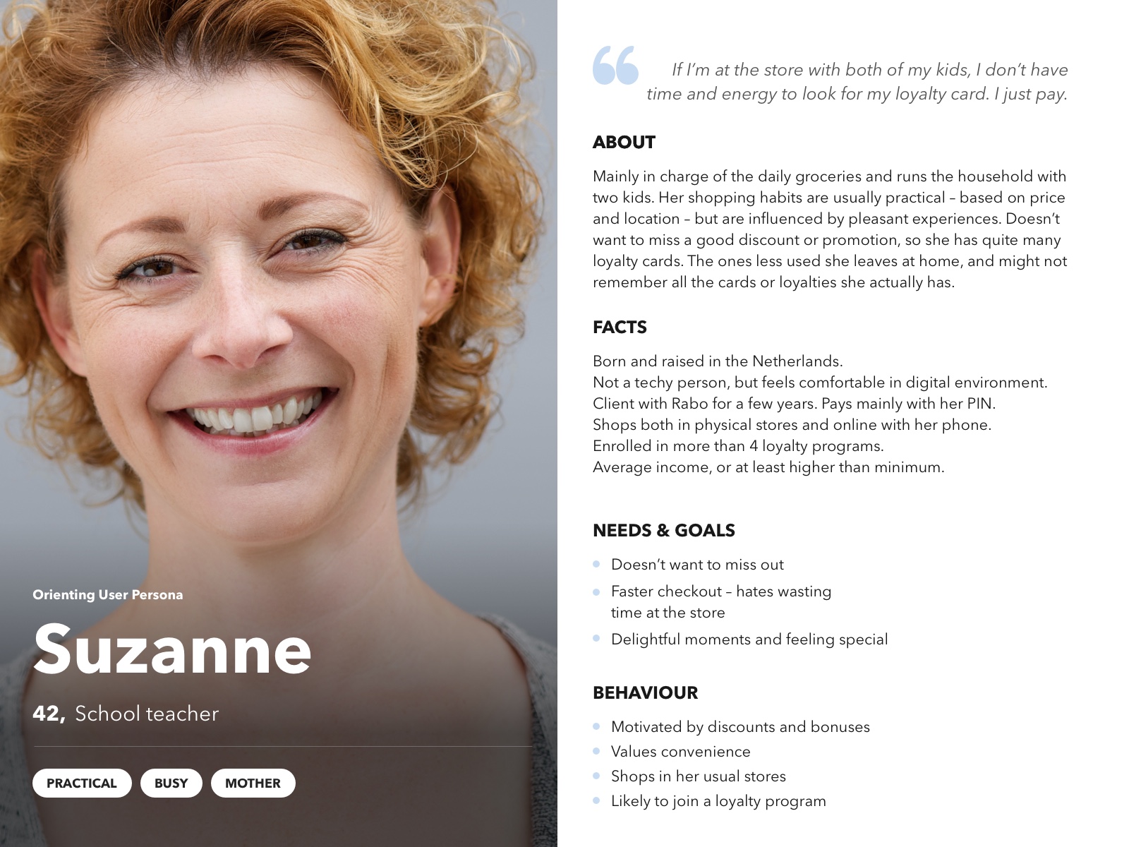 Suzanne — research participant