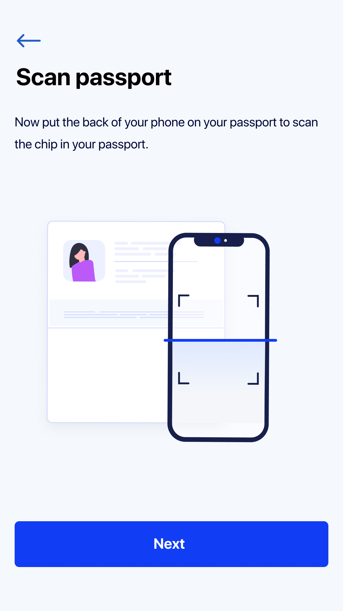 Scan passport