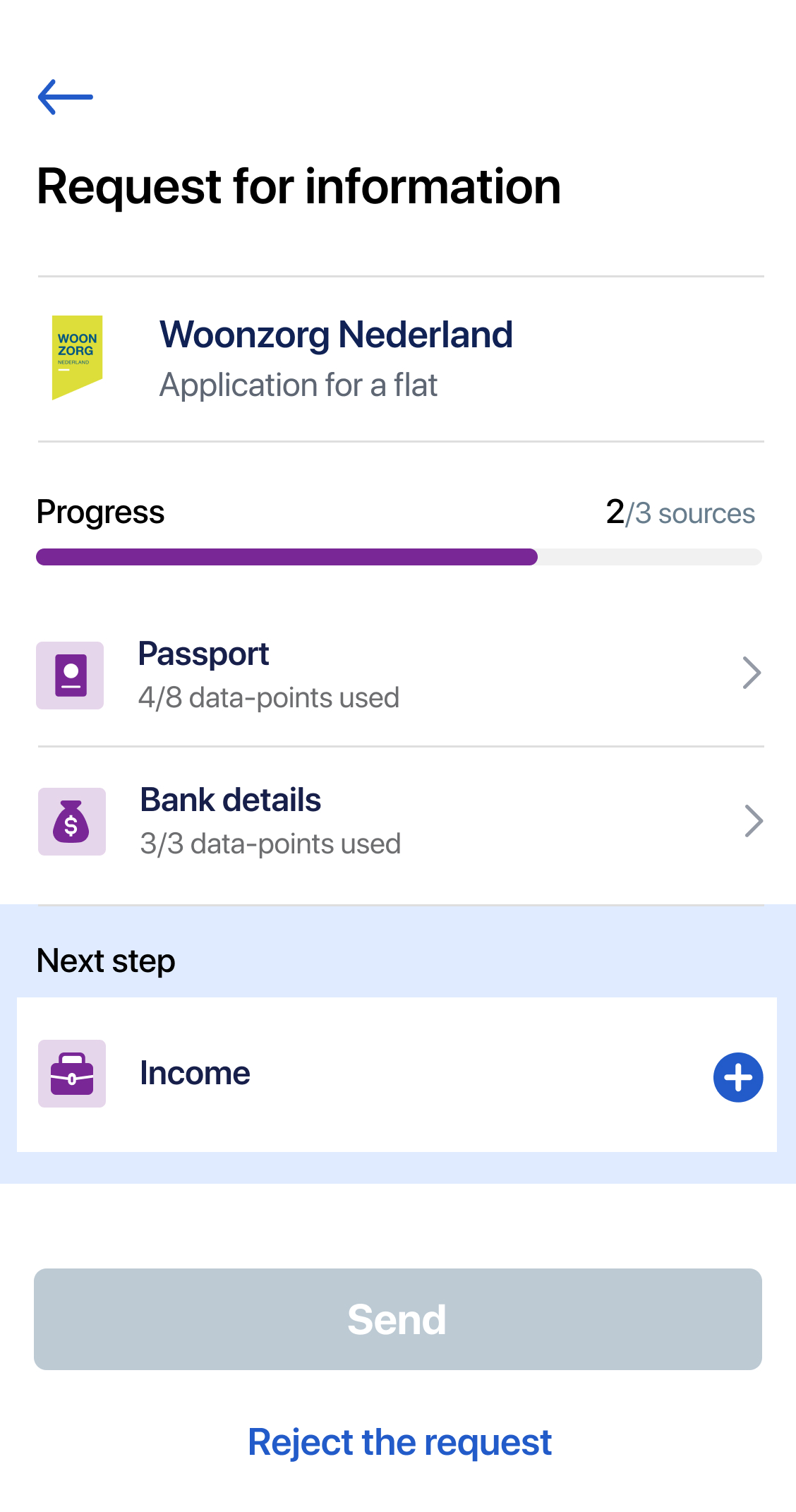 Adding a passport